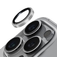 Sticlă de protecție pentru camera foto Uniq Optix Prime Camera Lens Protector for iPhone 16 Pro/16 Pro Max Silver