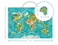 Развивающий набор Dodo Magnetic Map World of Animals (200267) фото №2 — интернет-магазин Desire.md