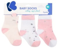 Детские носки Kikka Boo Bear with Me Pink 0-6months 3pcs (31110010132) фото №1 — интернет-магазин Desire.md