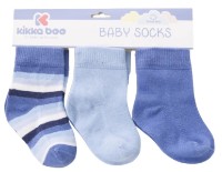 Детские носки Kikka Boo Stripes Light Blue 1-2y 3pcs (31110010102) фото №1 — интернет-магазин Desire.md