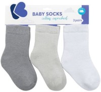 Детские носки Kikka Boo Grey 6-12months 3pcs (31110020082) фото №1 — интернет-магазин Desire.md