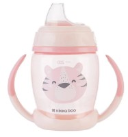 Cana cu pai Kikka Boo Happy Face Pink 200ml (3800171211253) imaginea #2 — magazin online Desire.md