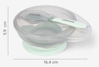 Миска с присоской и ложкой Kikka Boo Mint (31302040097) фото №4 — интернет-магазин Desire.md