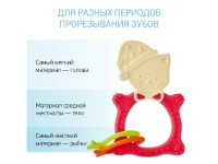 Игрушка-прорезыватель Roxy Kids Meow Coral (RMT-004) фото №3 — интернет-магазин Desire.md
