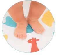 Mini covorașe de baie Roxy Kids Safari 10pcs (RBM-010-CV) imaginea #5 — magazin online Desire.md