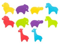 Mini covorașe de baie Roxy Kids Safari 10pcs (RBM-010-CV)