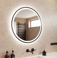 Oglindă baie Dubiel Vitrum Holiday Black 90 Led (03397) imaginea #2 — magazin online Desire.md