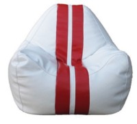 Fotoliu puf Relaxtime HiPoly Baby Sport White&Red imaginea #2 — magazin online Desire.md