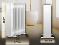 Масляный обогреватель Thunder Simple-White 2500W фото №2 — интернет-магазин Desire.md