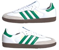 Ghete pentru copii Adidas Samba Og Cloud White/Green/Supplier Colour, s.38 imaginea #6 — magazin online Desire.md