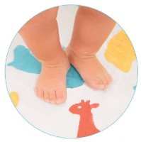 Mini covorașe de baie Roxy Kids Safari 15pcs (RBM-015-SF) imaginea #2 — magazin online Desire.md