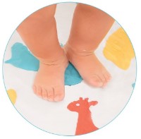 Mini covorașe de baie Roxy Kids Safari 5pcs (RBM-010-CB) imaginea #4 — magazin online Desire.md