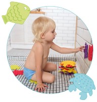 Mini covorașe de baie Roxy Kids Sea Animals 4pcs(RBM-010-4) imaginea #5 — magazin online Desire.md