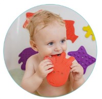 Mini covorașe de baie Roxy Kids Sea Animals 4pcs(RBM-010-4) imaginea #6 — magazin online Desire.md