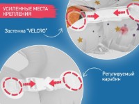 Cercul pentru baie pentru nou-născuți Roxy Kids Tiger Moon (RN-008) imaginea #4 — magazin online Desire.md