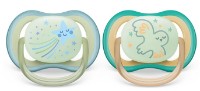 Пустышка Philips Avent Ultra Air Night 2pcs (SCF376/18) фото №1 — интернет-магазин Desire.md
