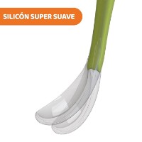 Linguriţă Chicco Soft Silicon Spoon 6m+ Green imaginea #4 — magazin online Desire.md
