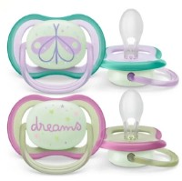 Пустышка Philips Avent Ultra Air Night 2pcs (SCF376/19)