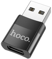Adaptor Hoco UA17 USB to Type-C Black imaginea #1 — magazin online Desire.md