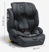 Детское автокресло Kikka Boo i-Bronn i-Size Black (31002140009) фото №3 — интернет-магазин Desire.md