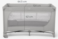 Манеж Kikka Boo Medley Plus Grey 2 Levels (31003010124) фото №4 — интернет-магазин Desire.md