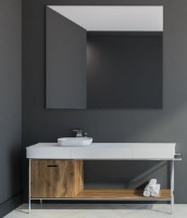 Зеркало для ванной Orka LED+ Roma 800x800 PH040503 фото №3 — интернет-магазин Desire.md