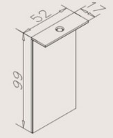 Зеркало для ванной Orka Knidos 52x99 Black (06078) фото №3 — интернет-магазин Desire.md