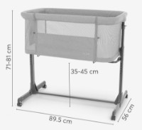 Кроватка Kikka Boo Noah Beige (31003020094) фото №2 — интернет-магазин Desire.md