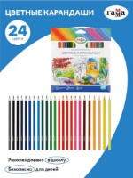 Набор цветных карандашей Gamma Classic 24pcs фото №2 — интернет-магазин Desire.md
