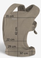 Кенгуру для новорожденных Kikka Boo Riley Black (31108010067) фото №3 — интернет-магазин Desire.md