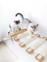 Мост для кошек с ковром из сизаля Petrebels Cat Shelves Bridge 135 Set (435300) фото №2 — интернет-магазин Desire.md