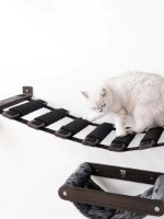 Мост для кошек с ковром из сизаля Petrebels Cat Shelves Brige 135 Set (435302) фото №2 — интернет-магазин Desire.md