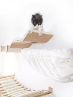 Лежак для кошек Petrebels Cat Shelves Wave 70 Rusty Oak (435273) фото №2 — интернет-магазин Desire.md