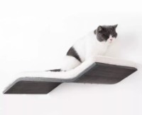 Лежак для кошек Petrebels Cat Shelves Wave 70 Wenge (435275) фото №2 — интернет-магазин Desire.md