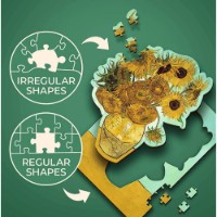 Пазл Trefl 200 Sunflowers Vincent van Gogh (20249) фото №2 — интернет-магазин Desire.md