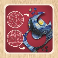 Пазл Trefl 200 The Starry Night Vincent van Gogh (20248) фото №2 — интернет-магазин Desire.md