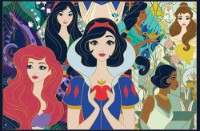 Puzzle Trefl 2x200 Enchanting princesses (13317) imaginea #2 — magazin online Desire.md