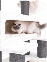 Когтеточка для кошек Petrebels Cat Tree Lookout 198 Off White (431396) фото №3 — интернет-магазин Desire.md