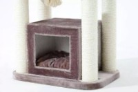 Когтеточка для кошек Petrebels Cat Tree Villa 150 Cappuccino (431456) фото №2 — интернет-магазин Desire.md