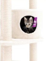 Когтеточка для кошек Petrebels Kings & Queens Charlotte 134 Cream (431341) фото №2 — интернет-магазин Desire.md