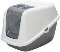 Litieră acoperită pentru pisici Beeztees Nestor Giant Grey/White (400555)