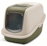 Litieră acoperită pentru pisici Beeztees Nestor Happy Planet Green (400561)