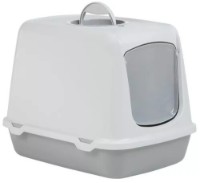 Litieră acoperită pentru pisici Beeztees Oscar Grey/White (400469)