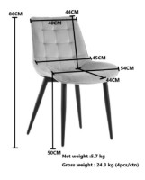 Scaun Xenos James Dark Green imaginea #4 — magazin online Desire.md