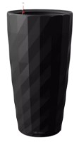 Цветочный горшок Lechuza Diamante Premium 40 Black Matt фото №1 — интернет-магазин Desire.md