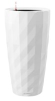 Цветочный горшок Lechuza Diamante Premium 40 White Matt фото №1 — интернет-магазин Desire.md