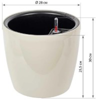 Цветочный горшок M Plastik Анфа М3233 фото №2 — интернет-магазин Desire.md