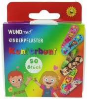 Медицинский пластырь WUNDmed Kunterbunt 50pcs