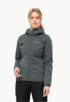 Jachetă de damă Jack Wolfskin Windhain Hoody W Slate Green, s.XS imaginea #2 — magazin online Desire.md