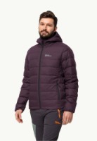 Мужская куртка Jack Wolfskin Ather Down Hoody M Midnight Plum, s.M фото №2 — интернет-магазин Desire.md